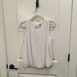 Calvin Klein Sleeveless White Blouse